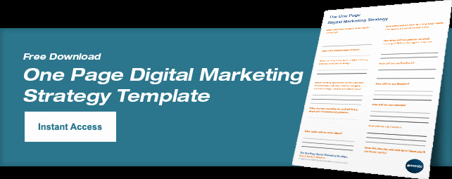 free digital marketing plan template