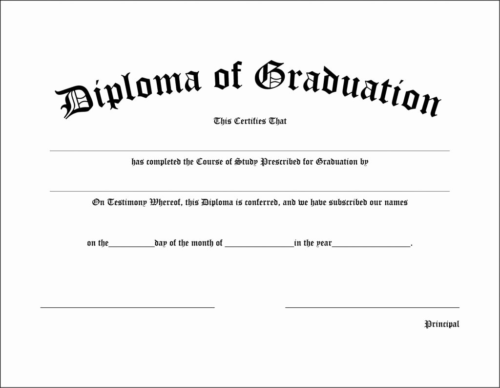 Free Diploma Certificates