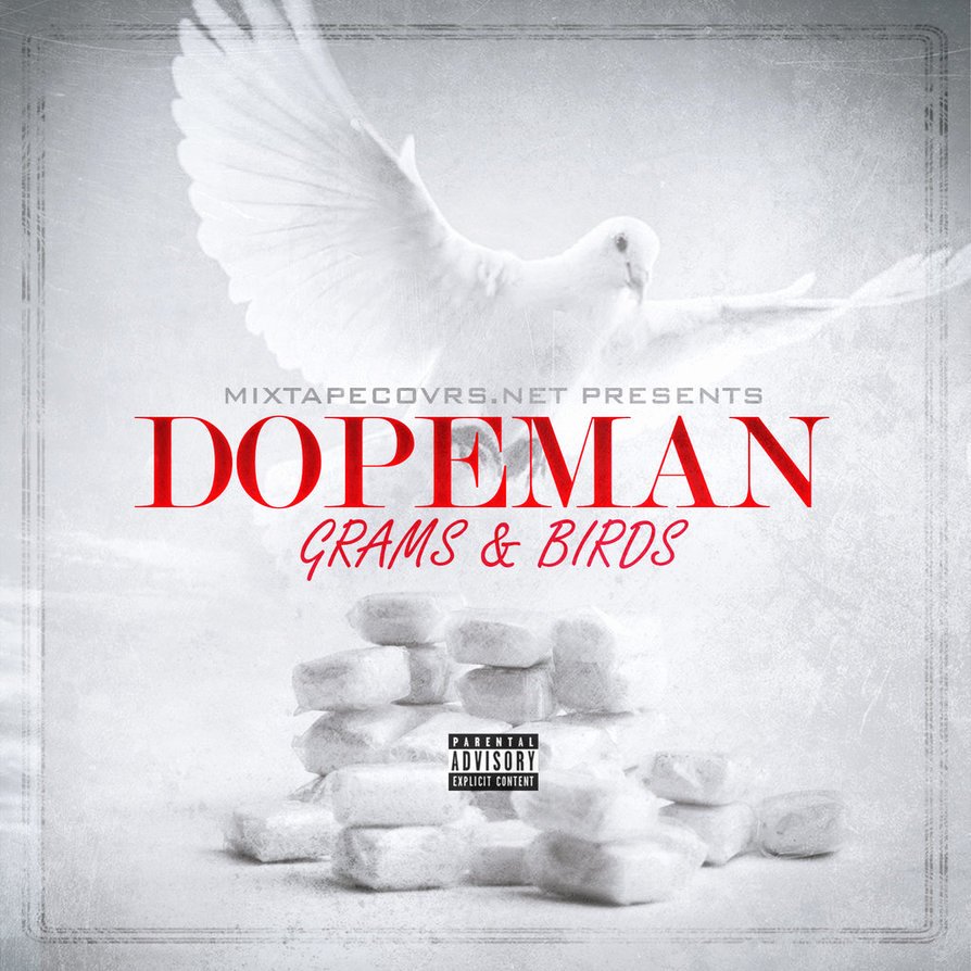 Free Dopeman Mixtape Cover Design Template by Dezines2go