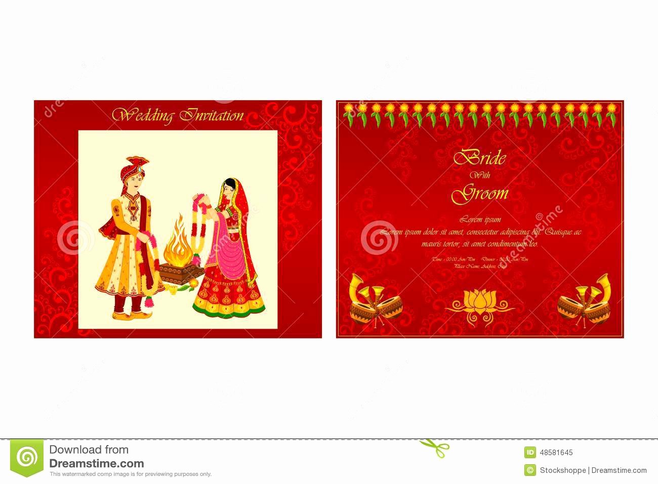 Free Download Indian Wedding Invitation Templates Jin’s