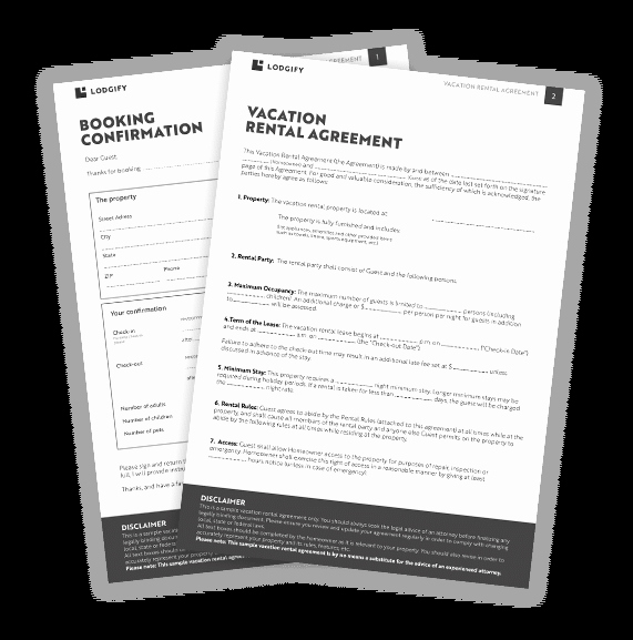 Free Download Vacation Rental Agreement Template