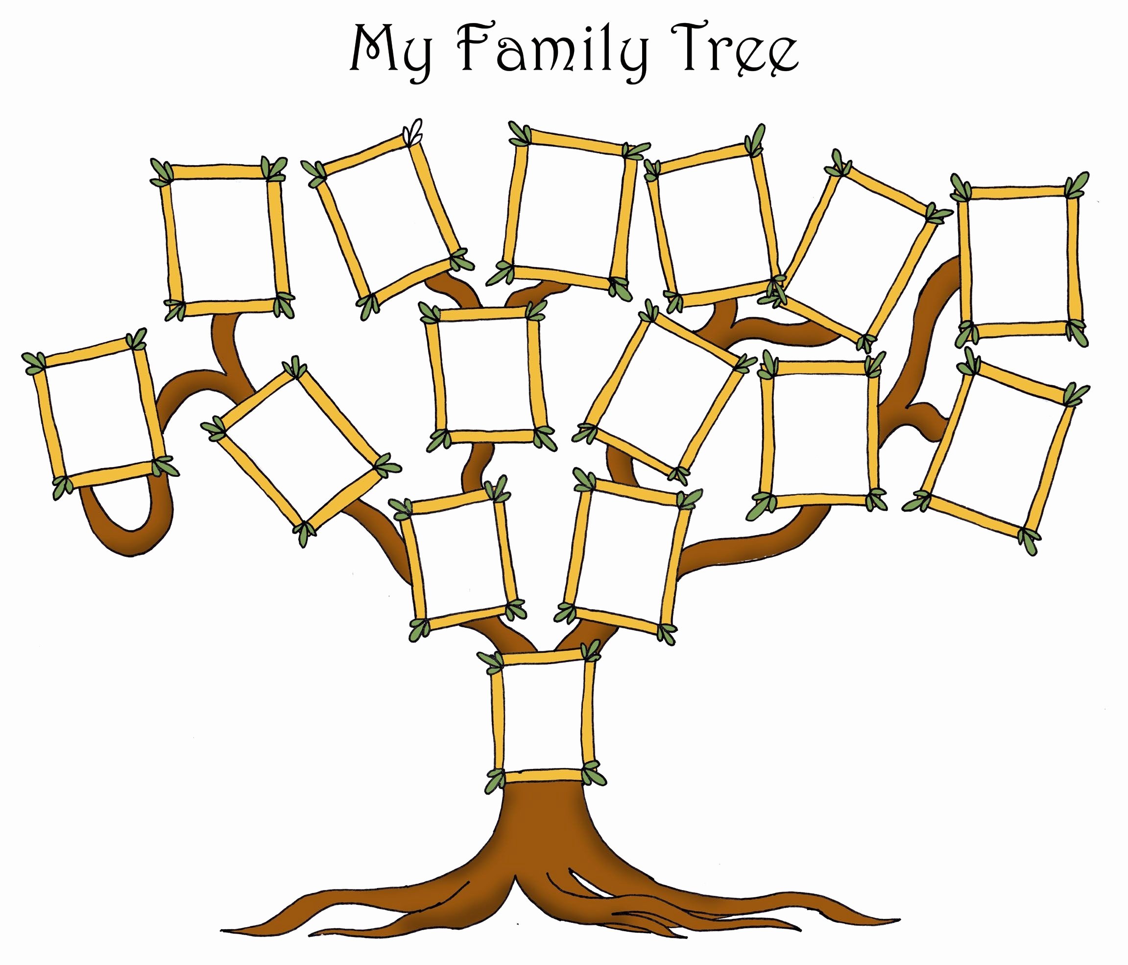 free editable family tree template