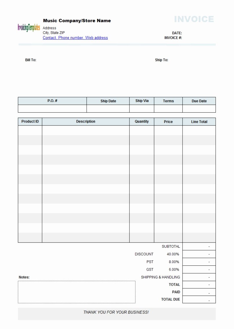 free editable invoice template