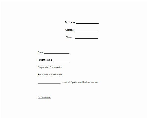 Free Fake Doctors Note Template Download Templates Data