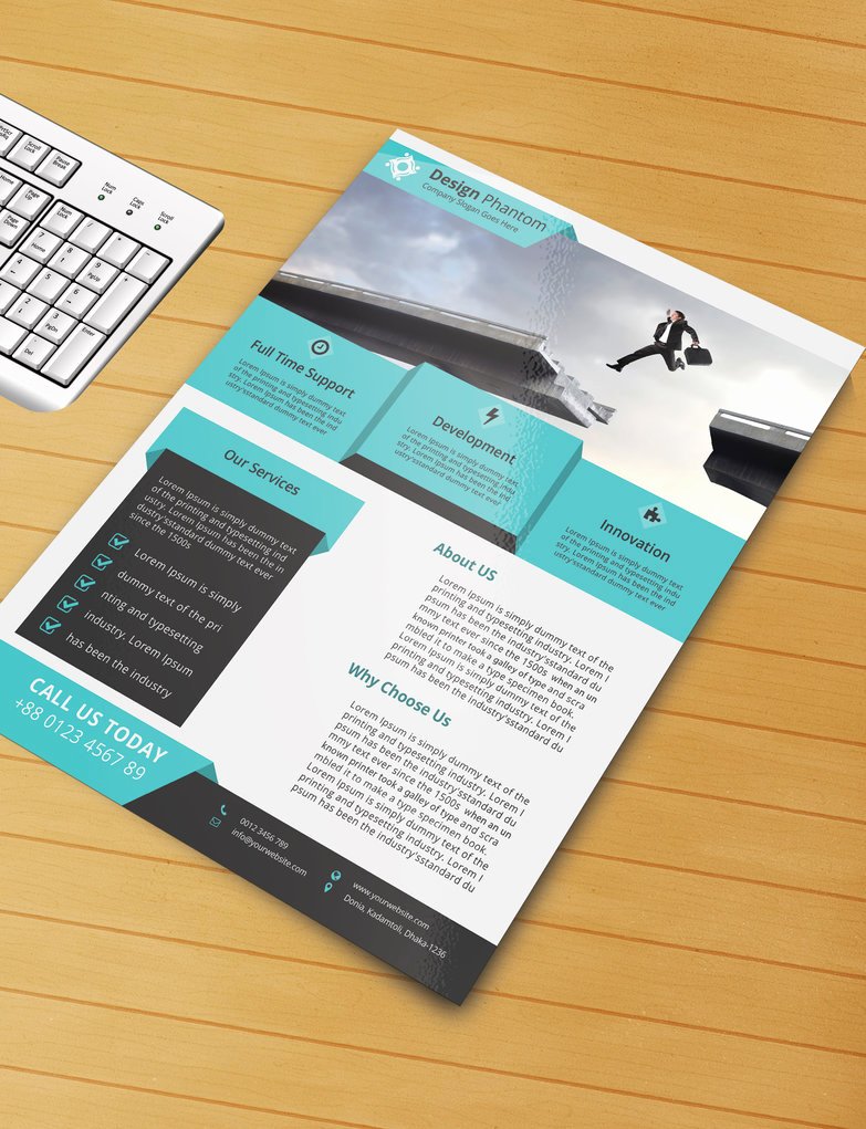 Free Flyer Psd Template Free Download by Designphantom