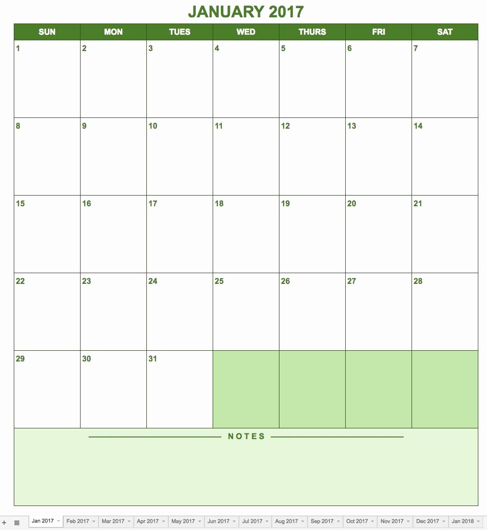 Free Google Calendar Templates