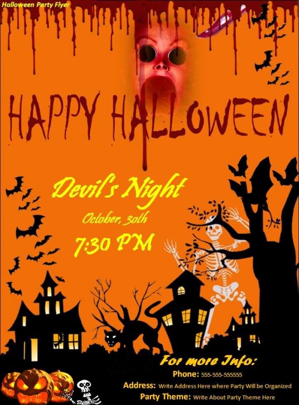 Free Halloween Flyer Templates