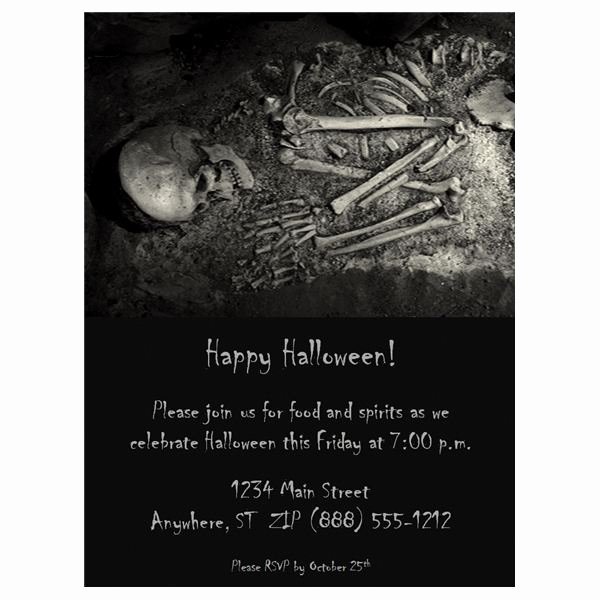 Free Halloween Invitations Template