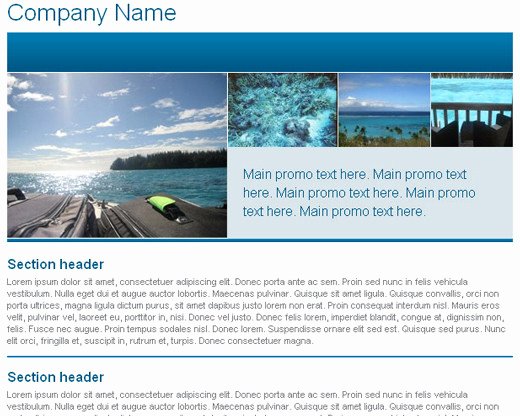 Free HTML Newsletter Templates Noupe