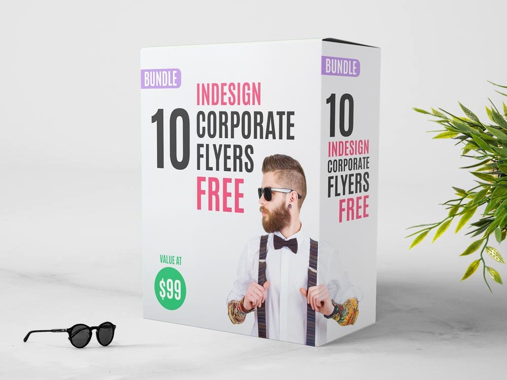Free Indesign Bundle 10 Corporate Flyer Templates