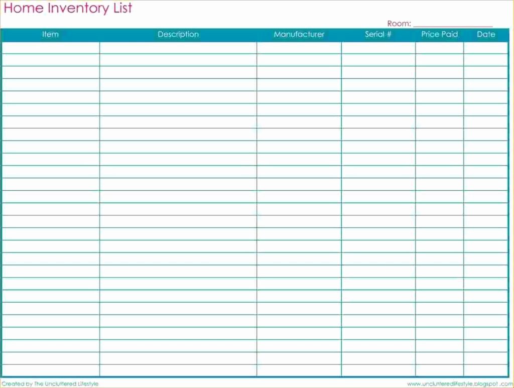 Free Inventory Spreadsheet Template Spreadsheet Templates