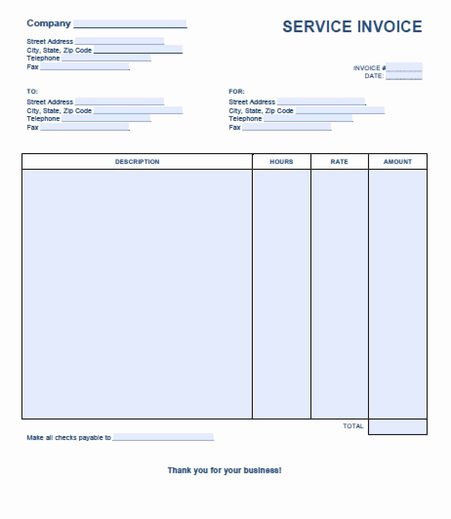 free invoice template for word
