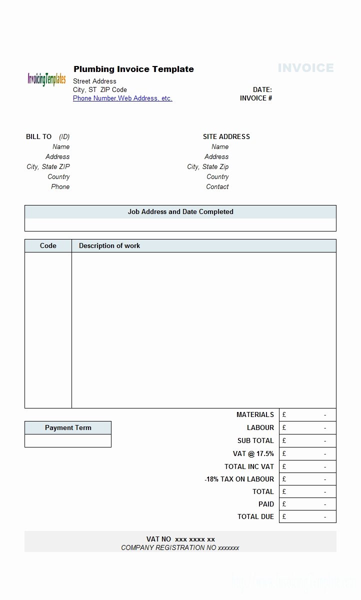 Free Invoice Template Uk Excel Invoice Template Ideas