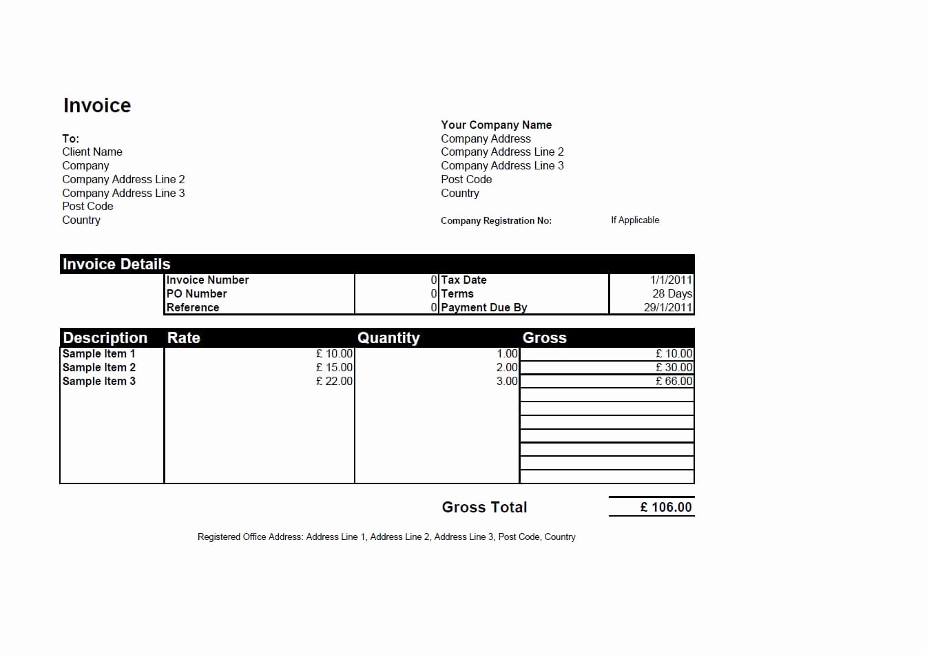 free invoice templates