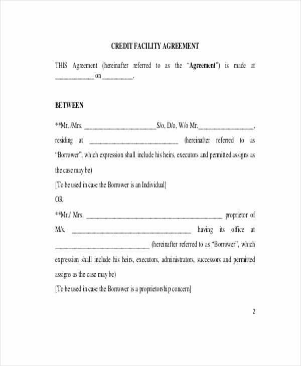 Free Loan Agreement form