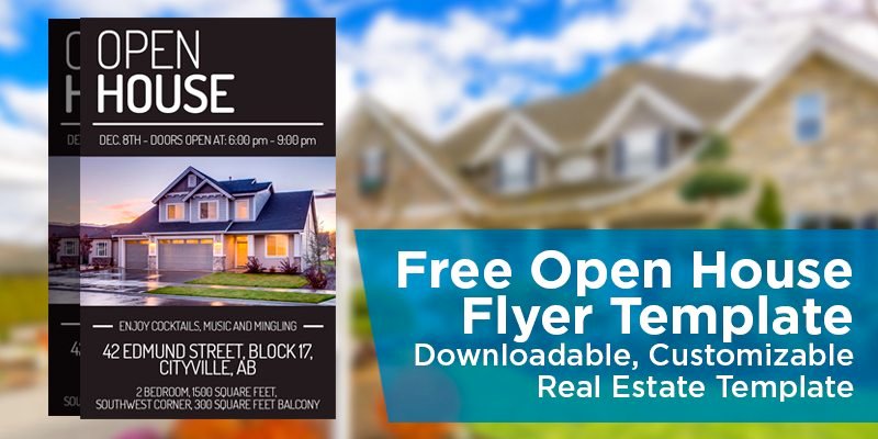 Free Open House Flyer Template – Downloadable