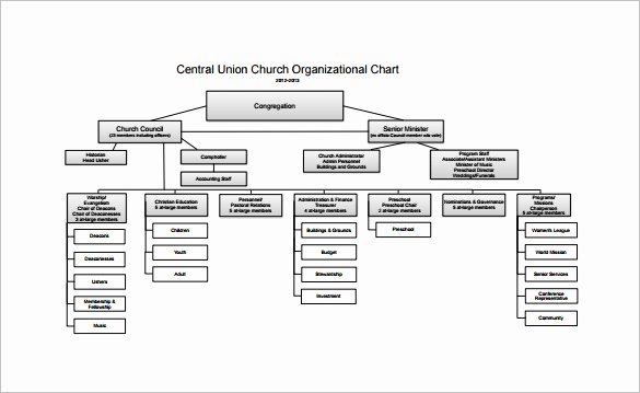 free organizational chart template