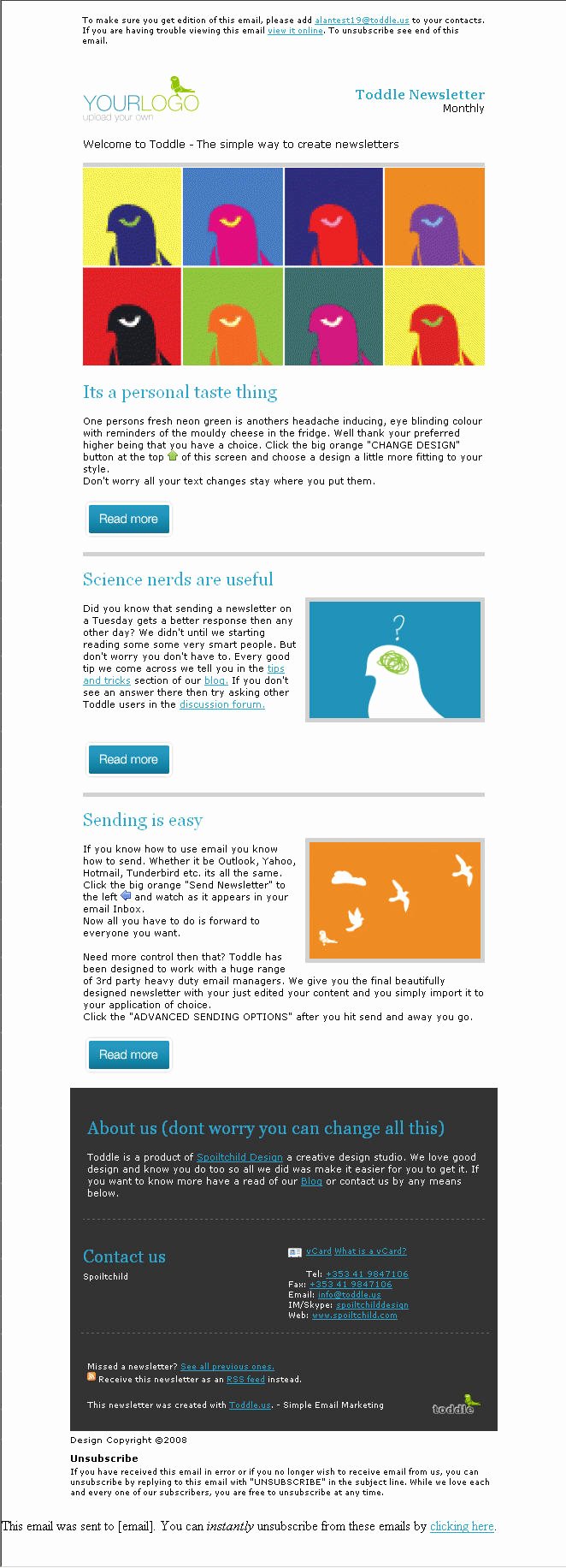 Free Outlook Newsletter Template Programs Ponblogs