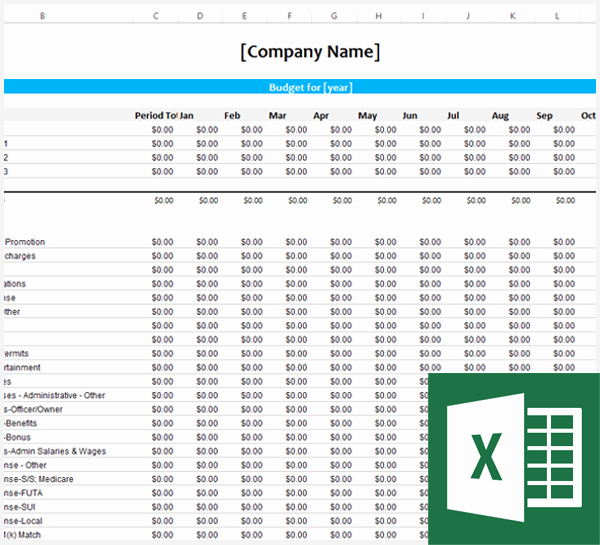 Free Pany Bud Templates Excel Free Business Bud