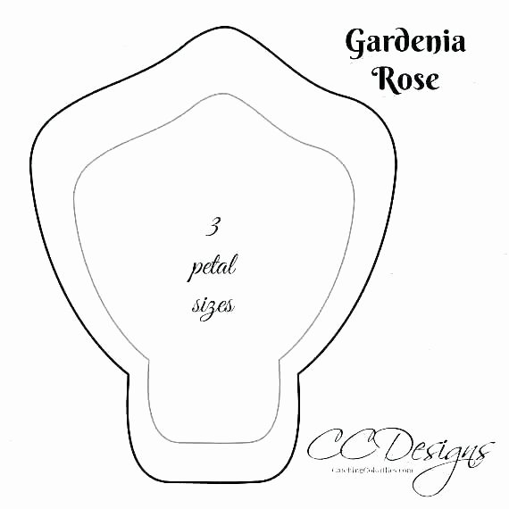 Free Paper Rose Template