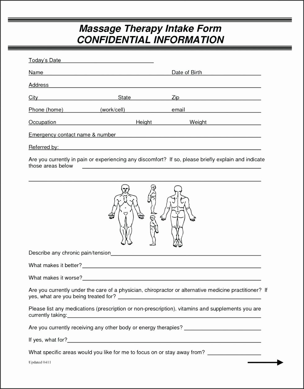 Free Patient Intake form Template