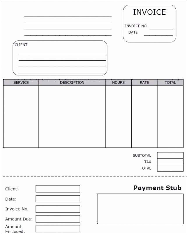 Free Pay Stub Template with Calculator Word Excel