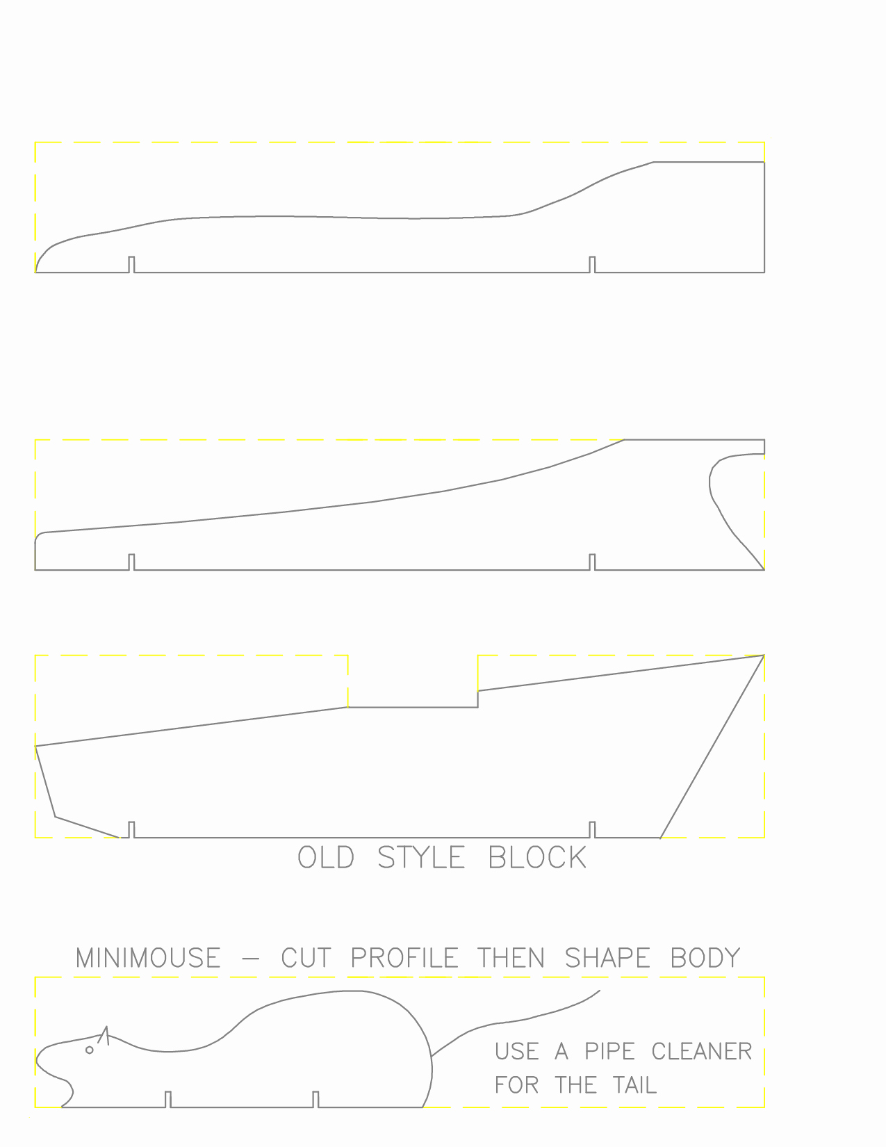 Free Pinewood Derby Car Templates 1275×1650