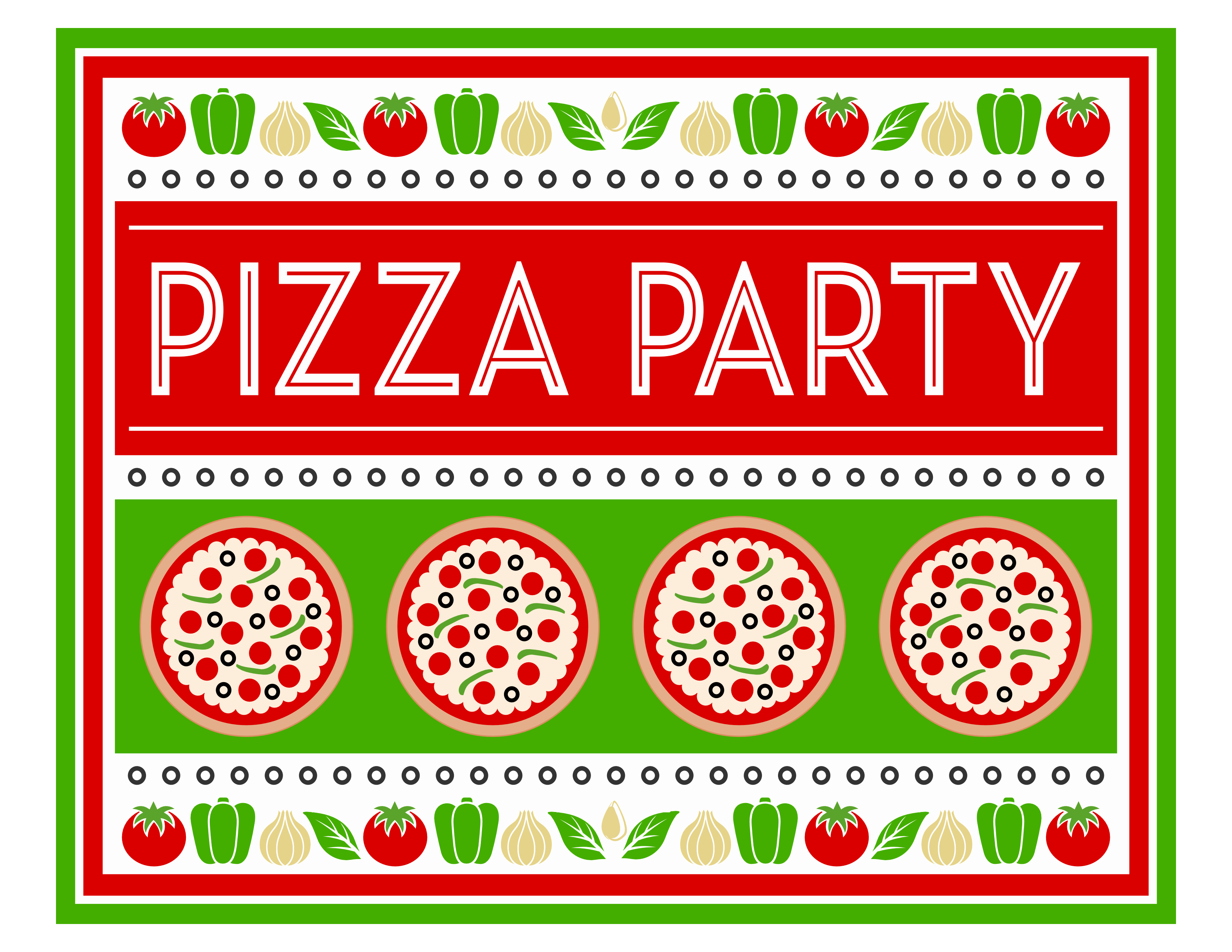 Free Pizza Party Printables From Printabelle