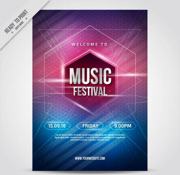 Free Poster Templates 9 Free Psd Vector Ai Eps format