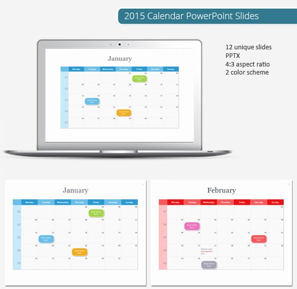Free Powerpoint Calendar Template 2015 Powerpoint Calendar