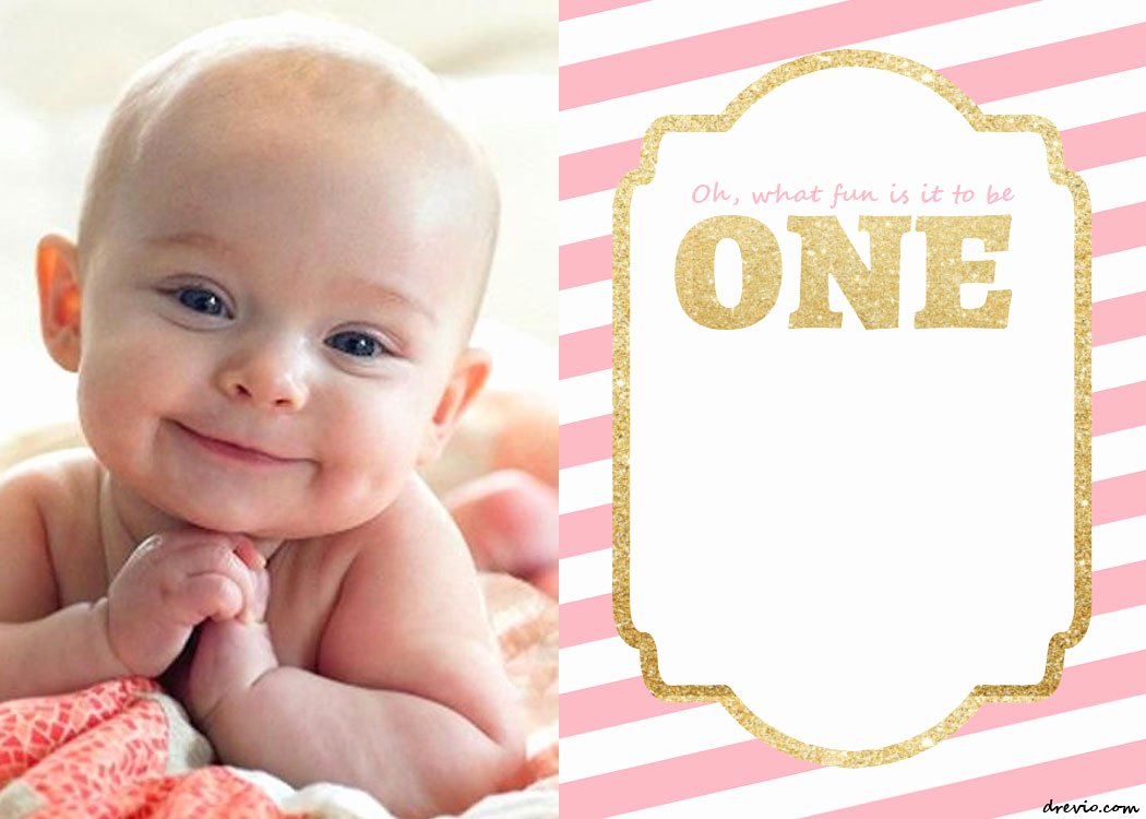 free printable 1st birthday invitations template