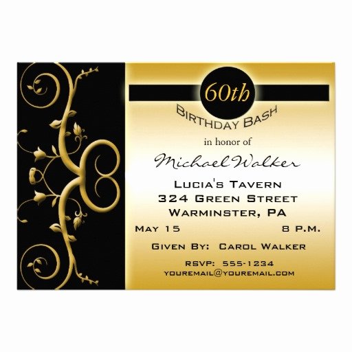 Free Printable 60th Birthday Party Invitations