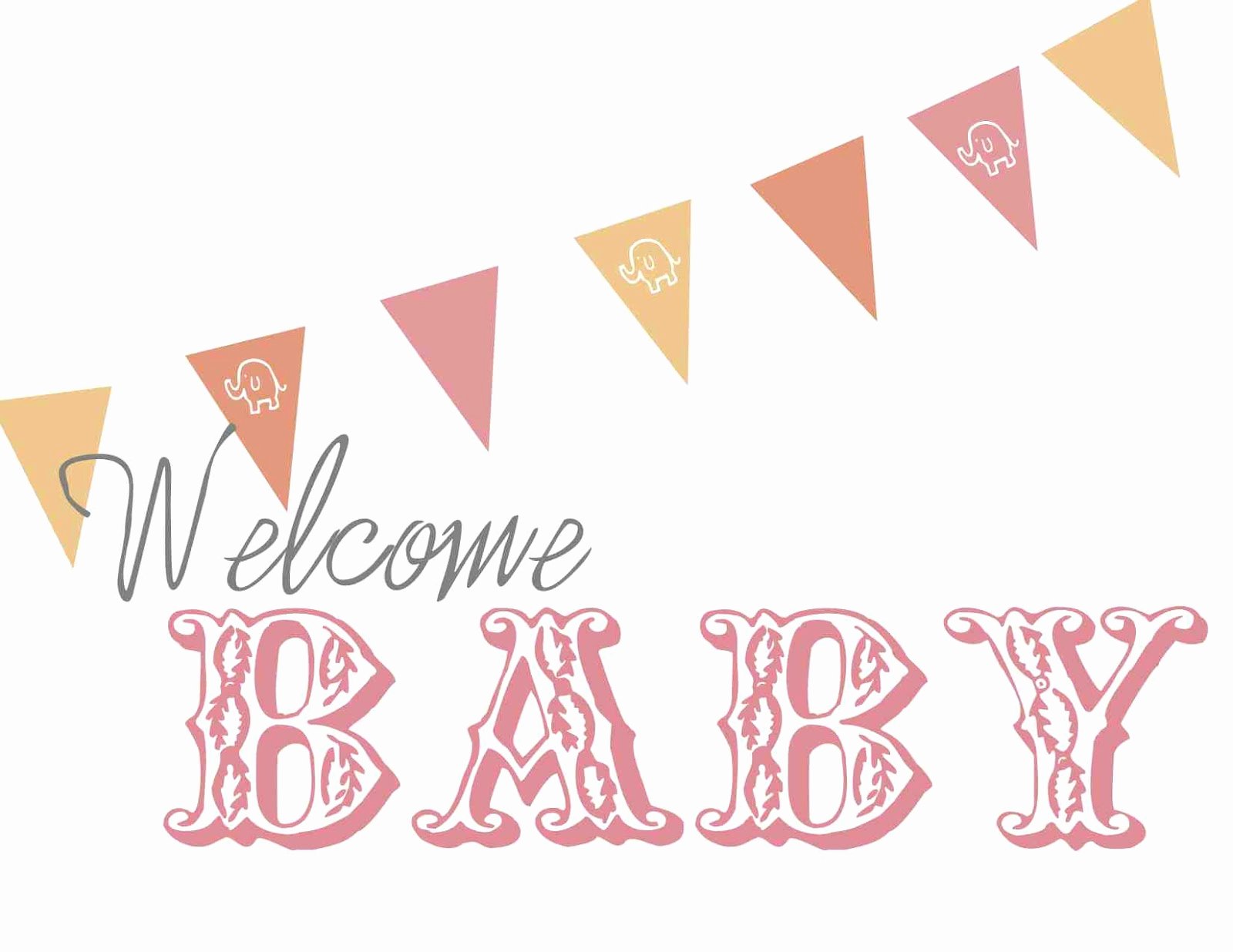 Free Printable Baby Shower Decorations