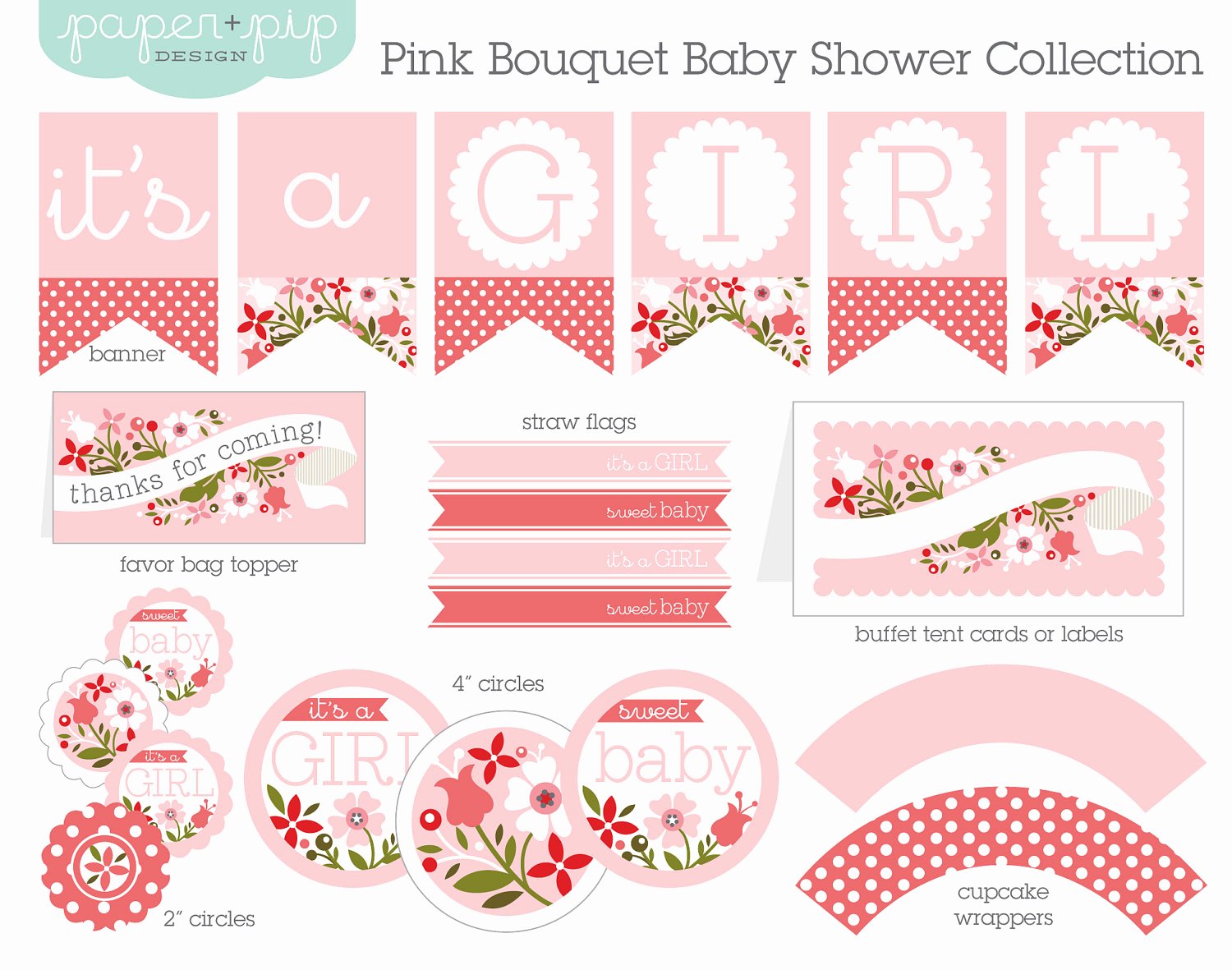 Free Printable Baby Shower Decorations