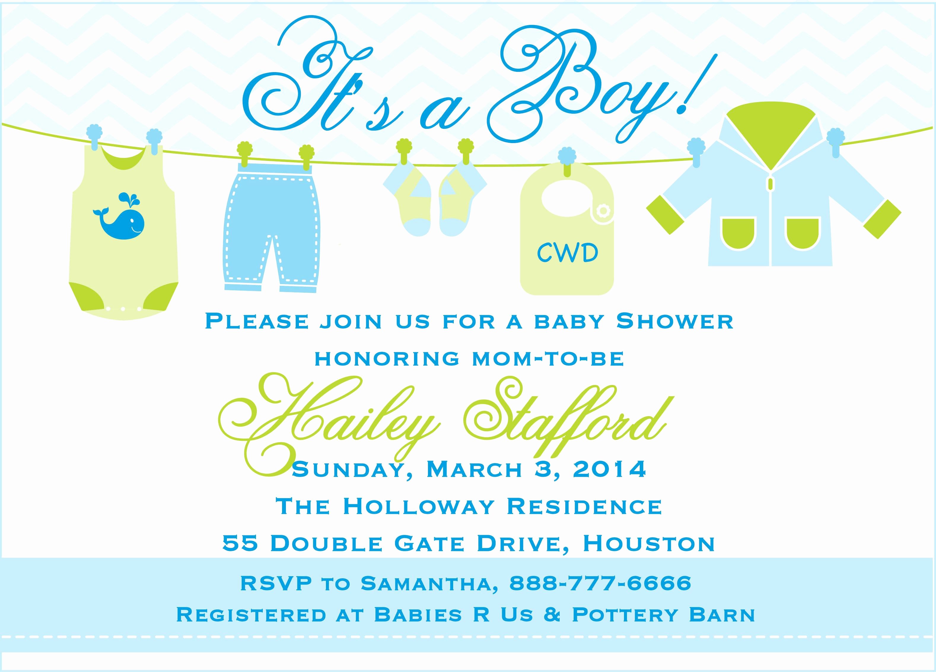 Free Printable Baby Shower Invitations Templates for Boys