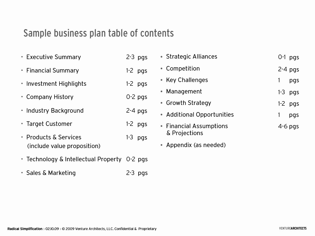 Free Printable Business Plan Template form Generic