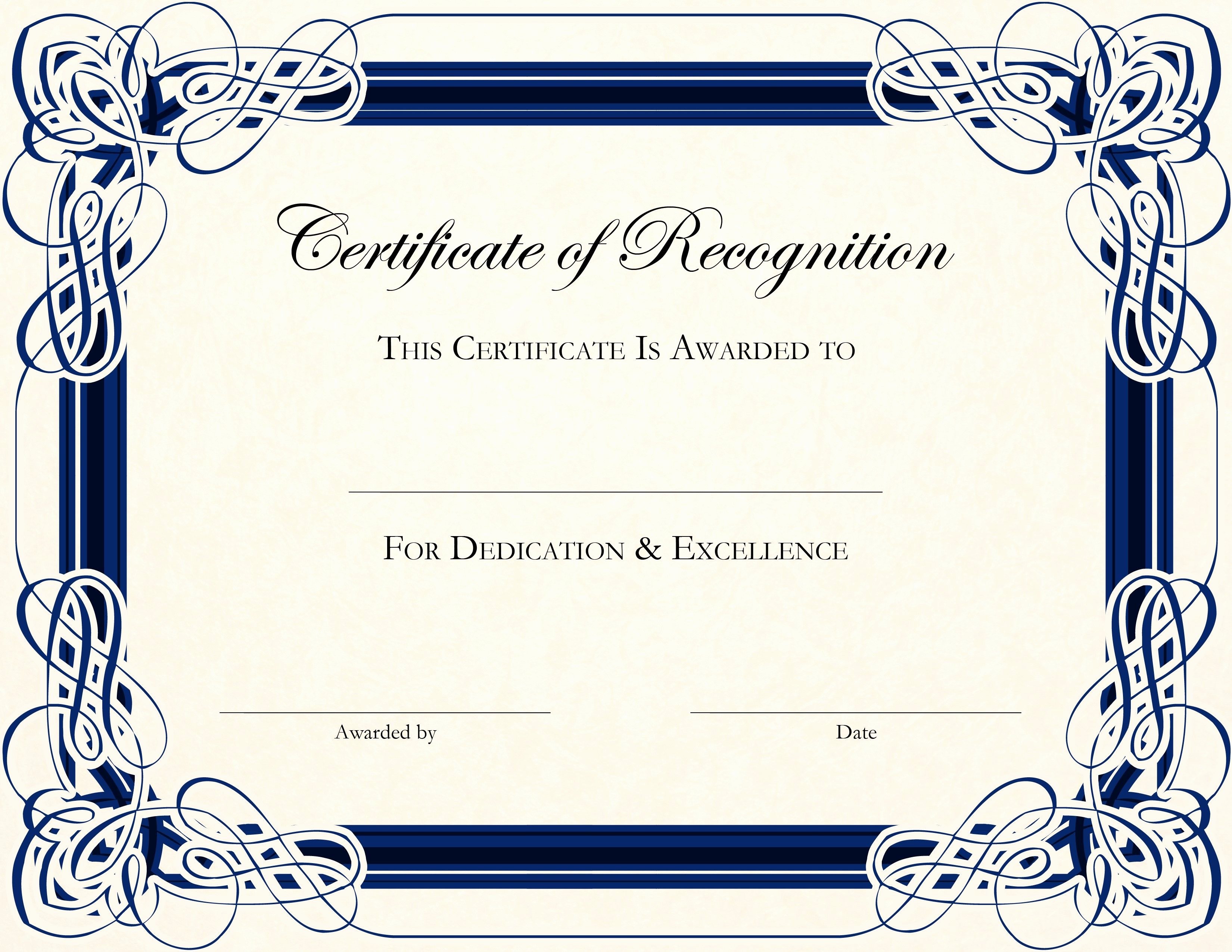 Free Printable Certificate Templates for Teachers