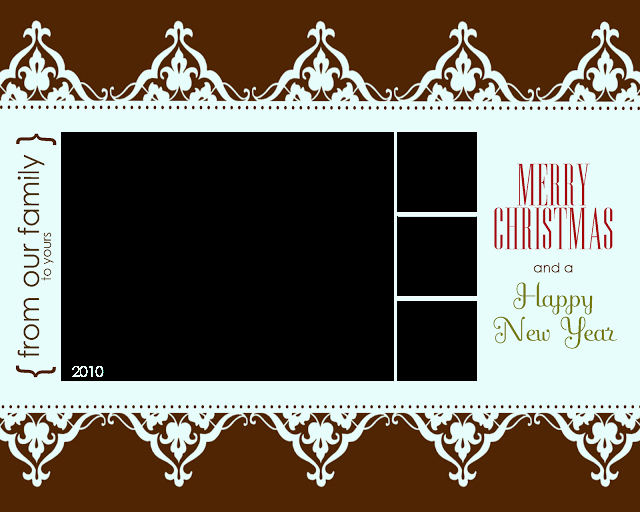 Free Printable Christmas Card Templates – Allcrafts Free