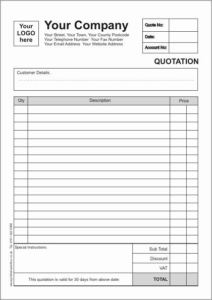 Free Printable Estimate forms Templates