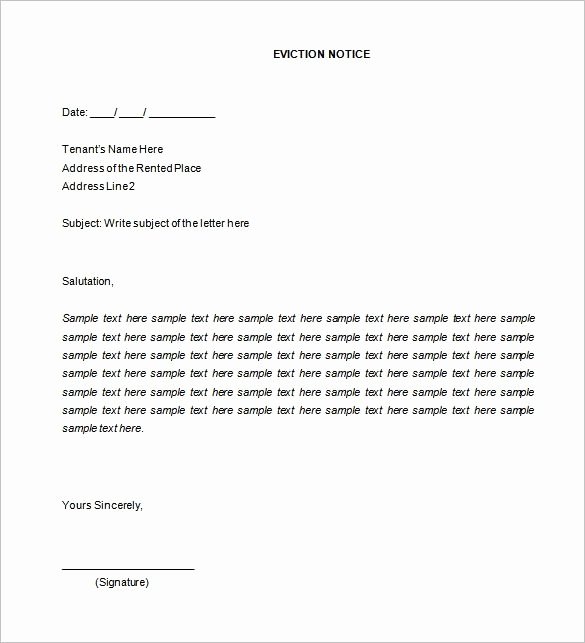 Free Printable Eviction Notice
