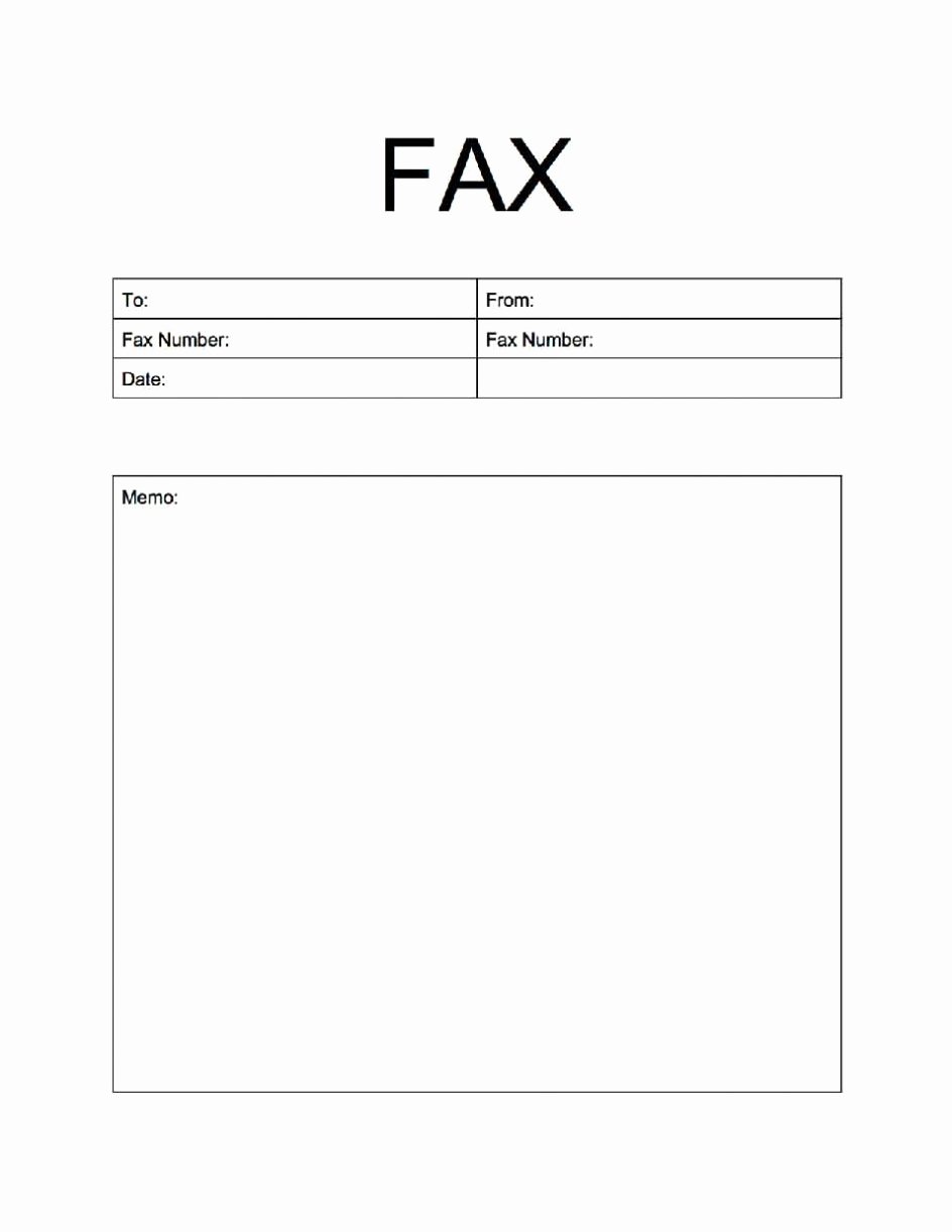 Free Printable Fax Cover Sheet Pdf Word Template Sample