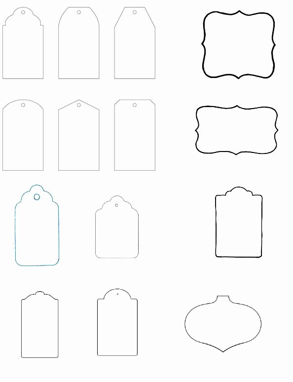 Free Printable Gift Tags Template Clipart Best