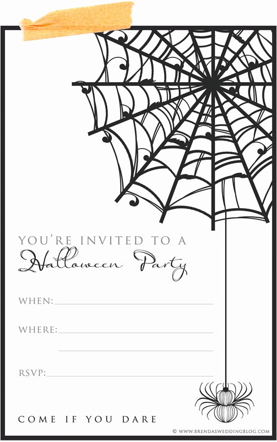 Free Printable Halloween Invitations Templates – Festival