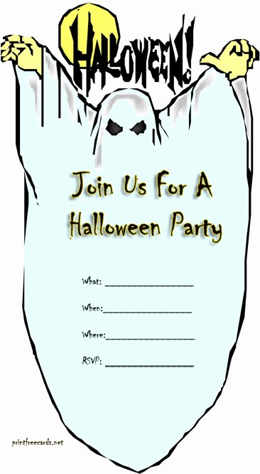 Free Printable Halloween Party Invitations – Festival