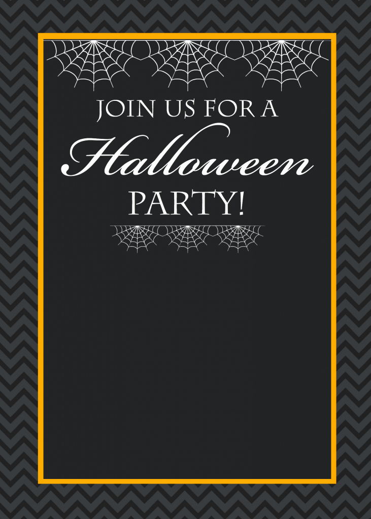 Free Printable Halloween Party Invitations Yellow Bliss Road
