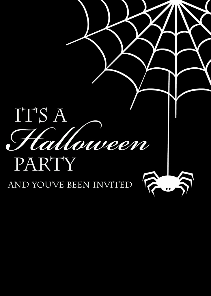 Free Printable Halloween Party Invitations Yellow Bliss Road