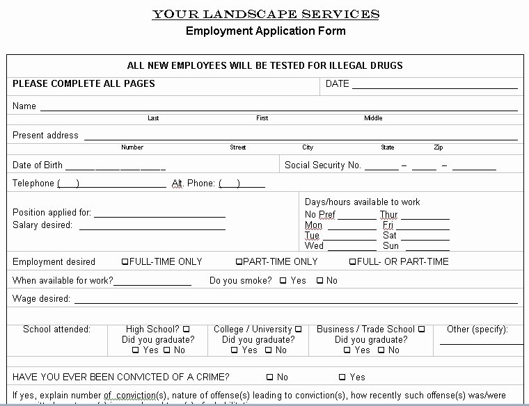 Free Printable Lawn Service Contract form Generic