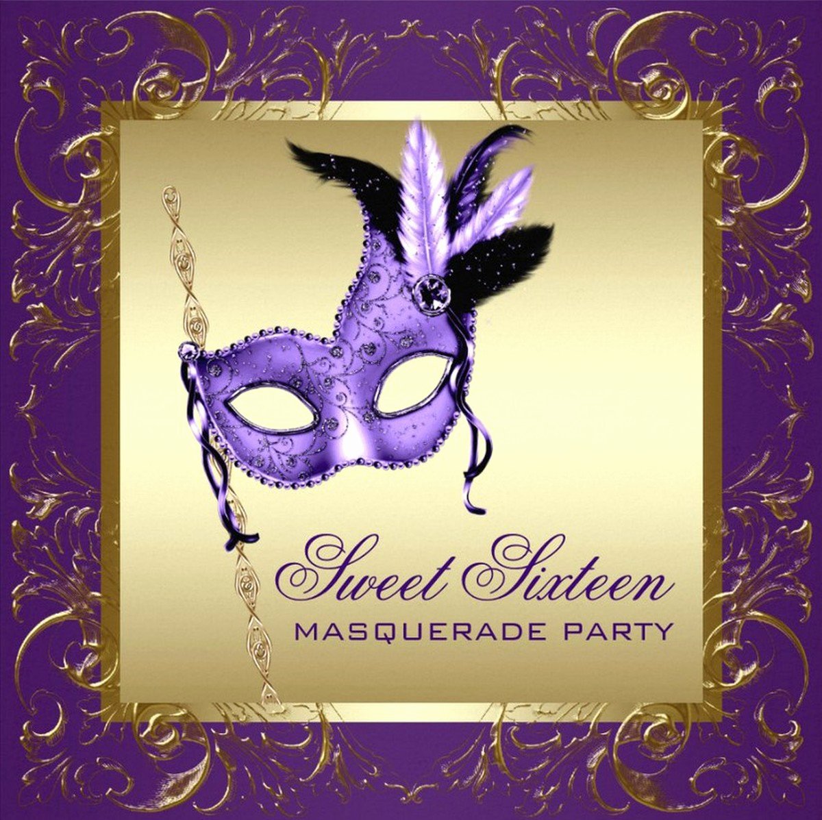 Free Printable Masquerade Invitation Templates