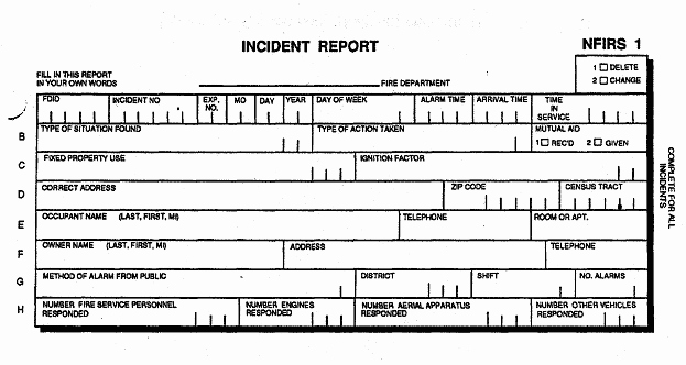 Free Printable Police Report Template form Generic