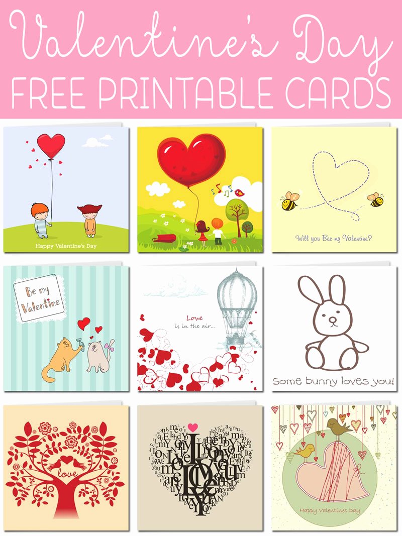 Free Printable Valentine Cards